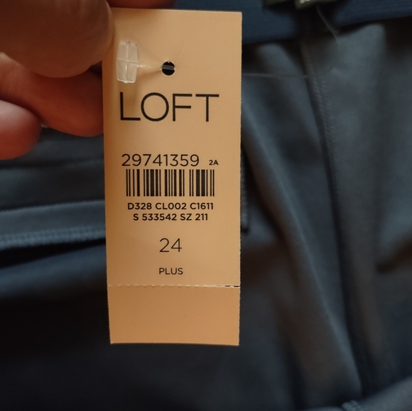 Loft Pull On Wide Leg Cropped Pants NWT - Picture 5 of 13